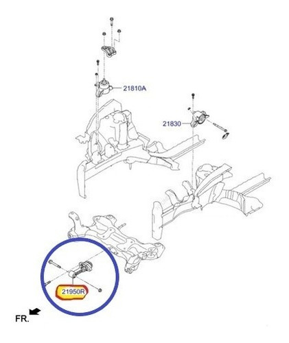 Soporte Motor Trasero Para Kia Picanto Ion 1.0 L Foto 3