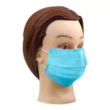 Caixa 25 Máscaras Descartáveis Santa Clara C/clip Nasal Azul