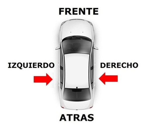 89-92 Geo Prizm Par Manijas Exteriores Traseras 2 Piezas Foto 6