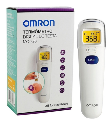 Termometro Digital Sin Contacto Omron Mc720 Nuevo!!