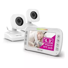 Axvue Video Baby Monitor, Cómoda Carcasa De Mano Delgada, De