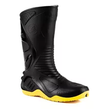 Bota Chuva Motociclista Moto Motoboy Motoqueiro Impermeavel