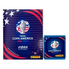 Álbum De Capa Dura Da Copa América 2024 +25 Envelopes