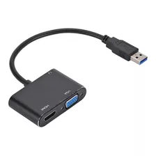 Adaptador Convertidor Usb 3.0 A Vga Y Hdmi Cable Certificado