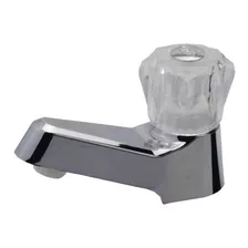 Llave Lavamanos Diamante Plastica / Agua Fria / 1/2'' PuLG