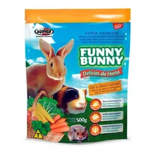 Funny Bunny Ração Roedores Delícias Da Horta 500g