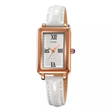 Reloj Rectangular De Moda Skmei 2171 Para Mujer