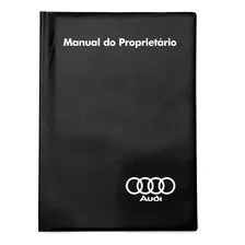 Capa Porta Manual Audi Pvc Preto Mod.26