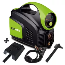 Soldadora Inverter Kroner 180 Amp Premium+mascara+kit+gorro Color Verde Frecuencia 50 / 60 Hz