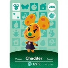 Chadder Nintendo Animal Cruce Feliz Hogar Diseñador Amiibo