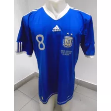 Camiseta Argentina V Grecia Mundial 2010 Verón 8 Estudiantes
