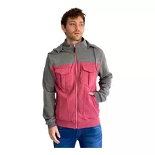 Campera Combinada Con Capucha Portugal- Kout Hombre