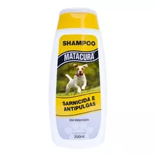 Shampoo Matacura Sarnicida 200 Ml Para Cães