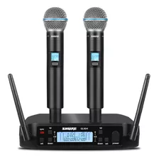 Microfone Sem Fio Shure Glxd4 Beta58a Sistema Digital Uhf