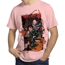Camiseta Demon Slayer Tangiro Nezuko Anime Desenho Promoção