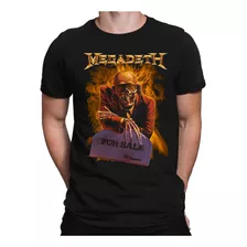 Camiseta Megadeth Camisa Banda Rock Metal Show Brasil M6