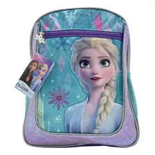 Mochila Frozen Bolsas Ruz 173670 Color Multicolor E7 Color Lila Diseño De La Tela Liso