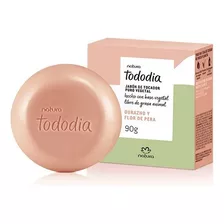 Jabon Tocador Natura Tododia Puro Vegetal Durazno Y Flor De Pera 90g