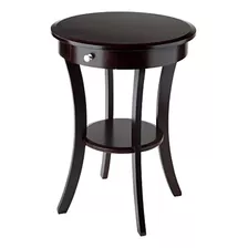 ~?winsome Wood Sasha Accent Table, Cappuccino(el Color Puede