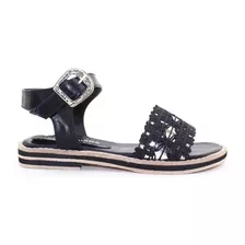 Sandalias Dama Bajas Taco Bajo Comoda Luna Chiara 760 Carg