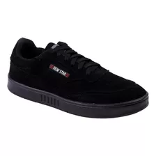 Tenis Casual Fratello Negro Para Hombre Ns-121