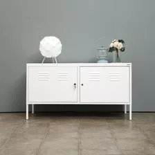 Mueble Rack Metalico Blanco - Repisas Interiores Regulables