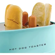 Tostadora Para Perros Nostalgia Pop, 2 Hot Dogs Y Panecillos