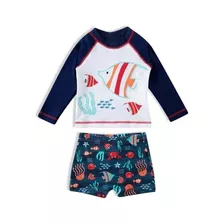 Roupa De Banho Praia/piscina Com Proteção Solar Tip Top