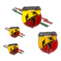 Emblema Bandera Italia Fiat Ferrari Massertti Abarth