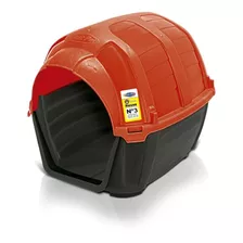 Casilla Para Perro Stone House 70x57x57cm Roja