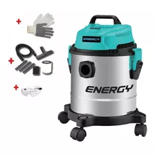 Aspiradora Seco-humedo Energy 12lts -1200w Vc12 K37 Color Acero Inox