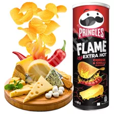 Pringles Extra Hot Cheese & Chilli - Importado Bélgica