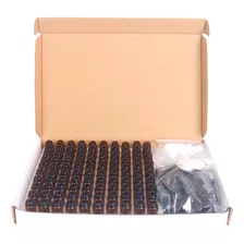 100uds Frascos Ámbar 1ml Óleos Essenciais Muestras Tapón N