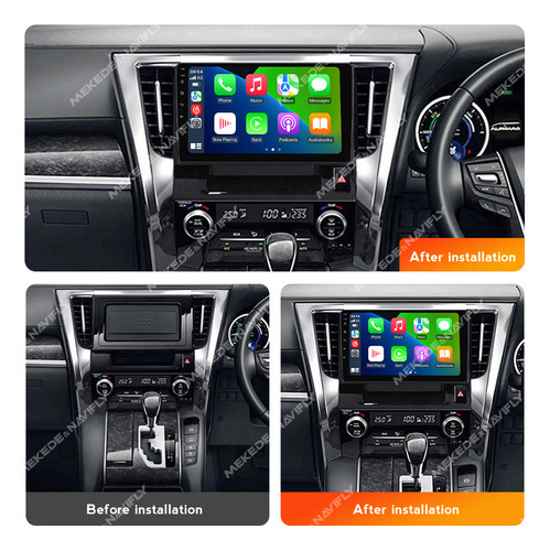 Estreo Carplay 2+32g For Toyota Alphard 2015-2020 Foto 3