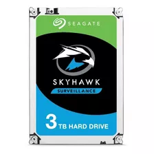 Hd Seagate Surveillance Skyhawk, 3tb, 3.5 , Sata