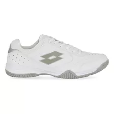 Zapatillas Tenis Lotto Court Logo Amf Xix Mujer En Blanco Y 