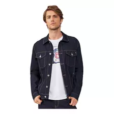 Jaqueta Jeans Acostamento Casual In23 Marinho Masculino