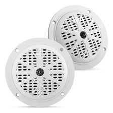 Parlantes O Altavoz Marinos Blanco Pyle Plmr41w