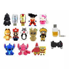 Coleccion De Pendrives Cartoon 128gb Usb 2.0 Memoria Flash