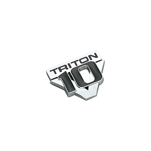 Par De Emblemas Triton V10 Para Portn Trasero Super Duty Fe Foto 3