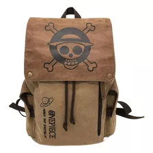 One Piece Anime Canvas Backpack Regalo De Alta Calidad