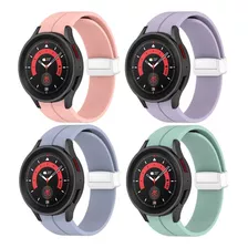 4 Correas Magnéticas Para Samsung Galaxy Watch 5 Pro