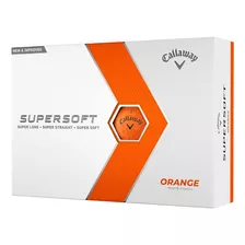 Pelotas De Golf Callaway 2023 Supersoft -blanco/rojo/naranj