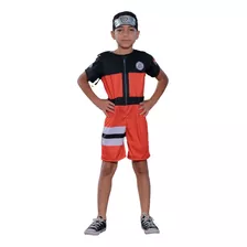 Fantasia Infantil Cosplay Naruto + Bandana Envio Imediato