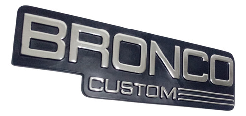 Emblema Bronco Custom Lateral Autoadhesivo Para Ford Bronco. Foto 3