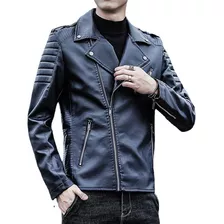 Nueva Chaqueta De Cuero Pu Para Hombre Youth Biker Suit