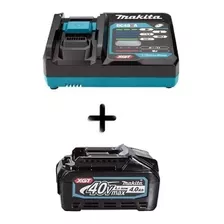 Kit Cargador 40v Dc40ra Y Batería 40v 4amp Makita 191j612