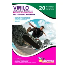 Vinilo Sublimable Adhesivo Blanco A4/20 Hojas