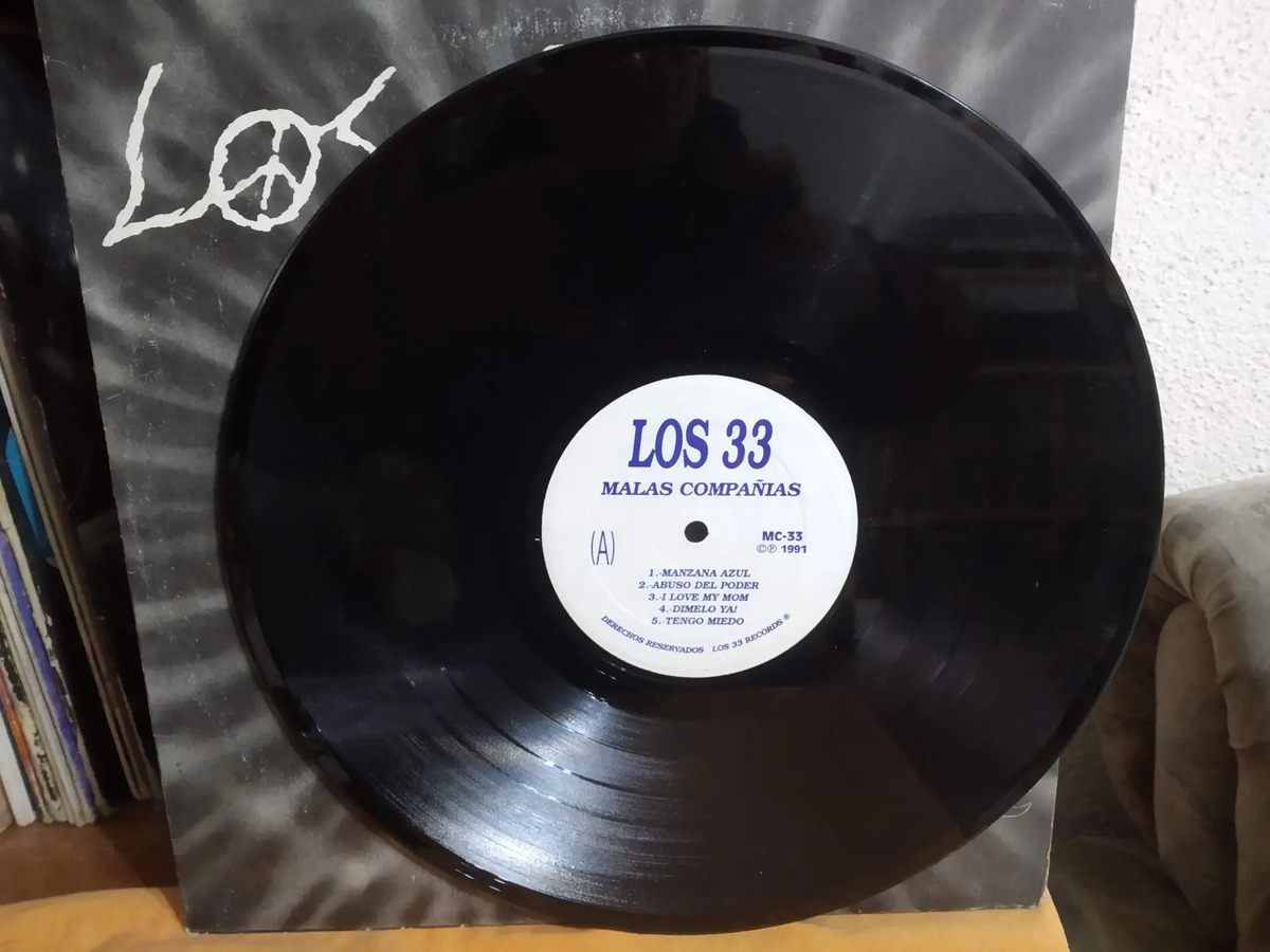 Los 33 - Malas Compañias - vinilo 1991