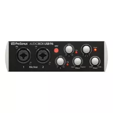 Interface De Áudio Presonus Audiobox Usb Preta Nf